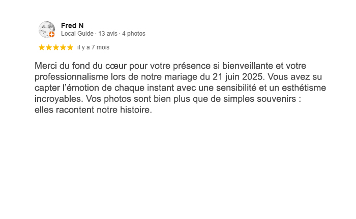 Témoignage d’un couple après leur séance photo de mariage