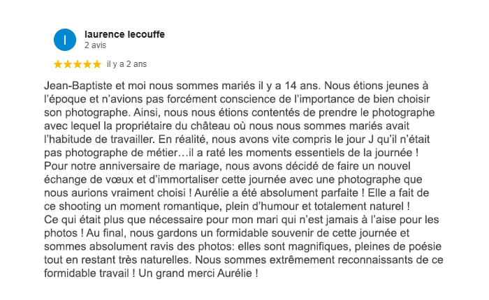 Avis d’un couple sur la qualité des photos et vidéos