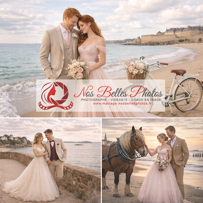 Photo mariage Ille‑et‑Vilaine – moment naturel dans un lieu de caractère