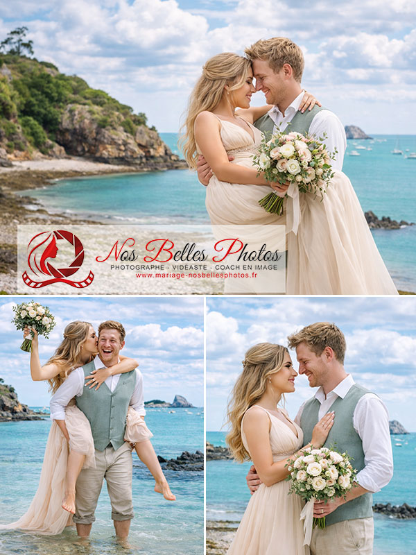 Photographe mariage à Cancale – reportage mariage et séance photo couple