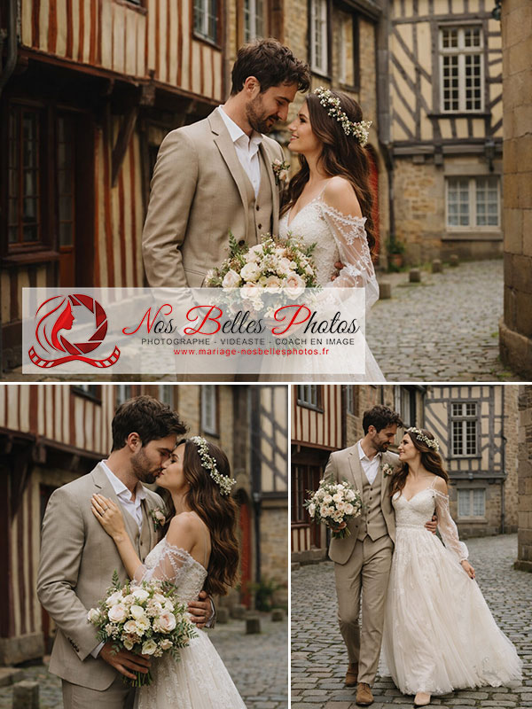 Photographe mariage à Rennes – reportage mariage et séance photo couple