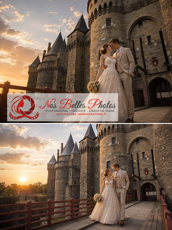 Photographe mariage à Vitré – reportage mariage et séance photo couple